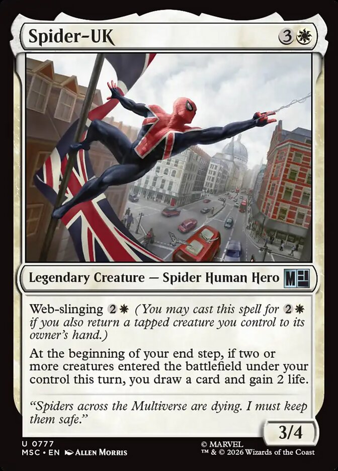 Spider-UK - Marvel Super Heroes Commander