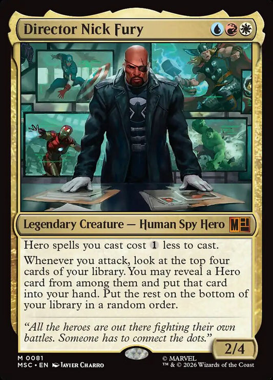 Director Nick Fury - Marvel Super Heroes Commander
