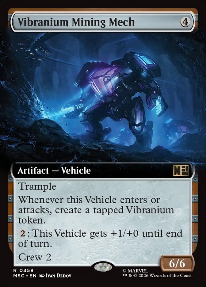 Vibranium Mining Mech - Marvel Super Heroes Commander