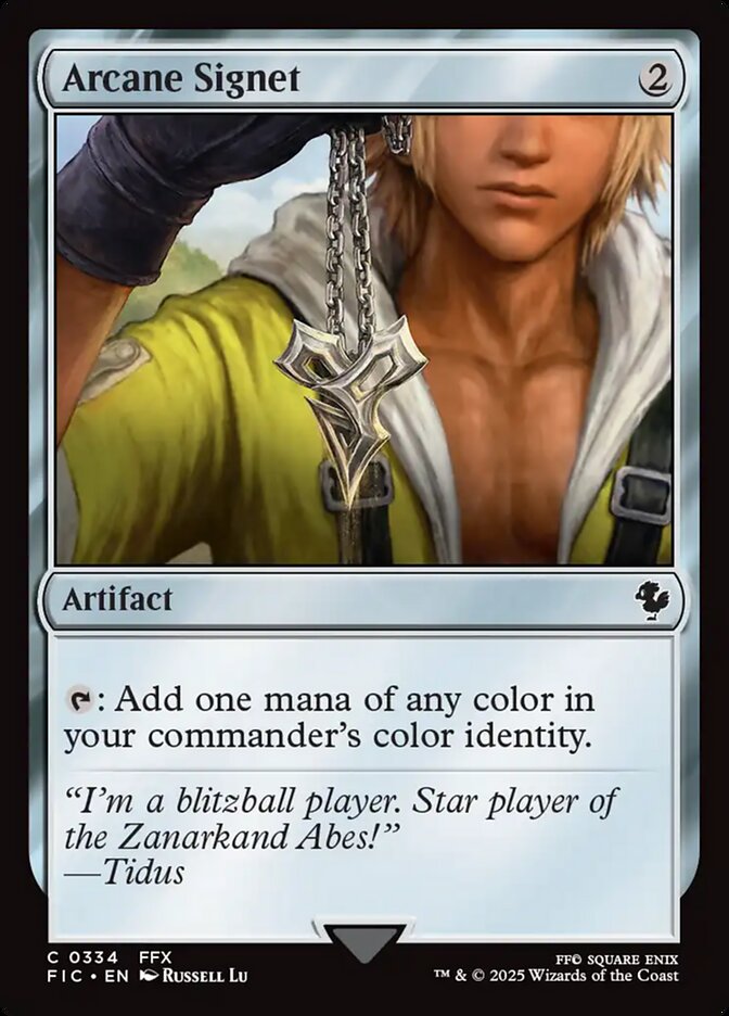 Arcane Signet - Final Fantasy Commander