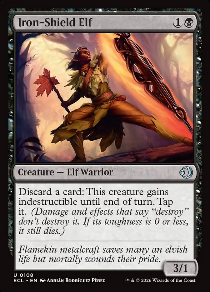 Iron-Shield Elf - Lorwyn Eclipsed