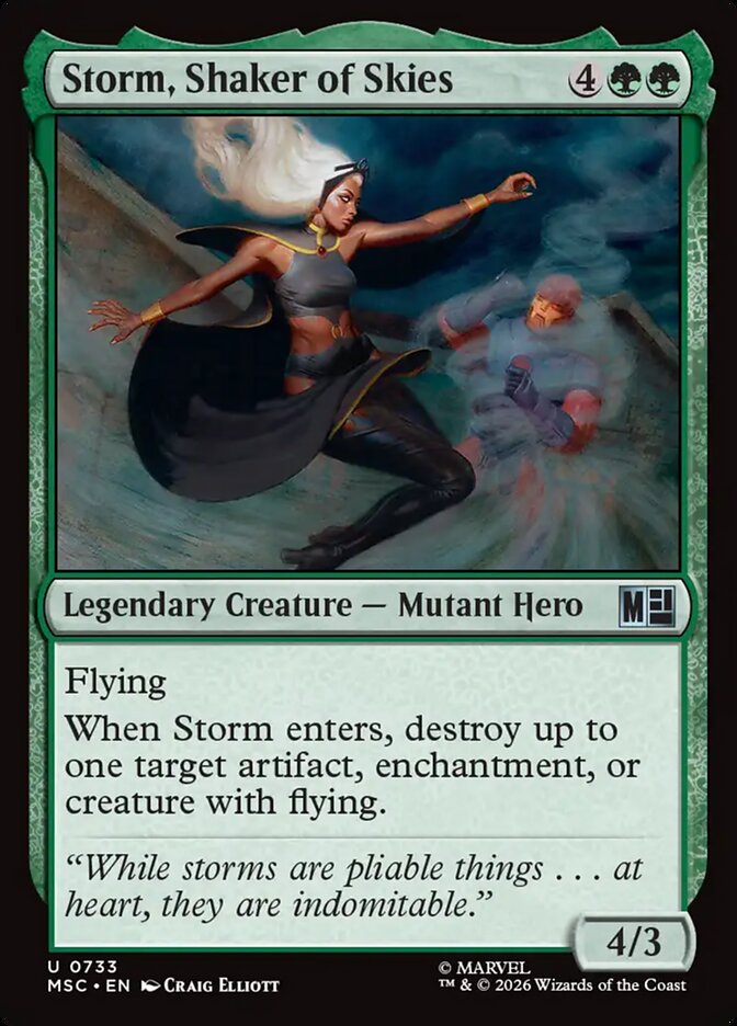 Storm, Shaker of Skies - Marvel Super Heroes Commander