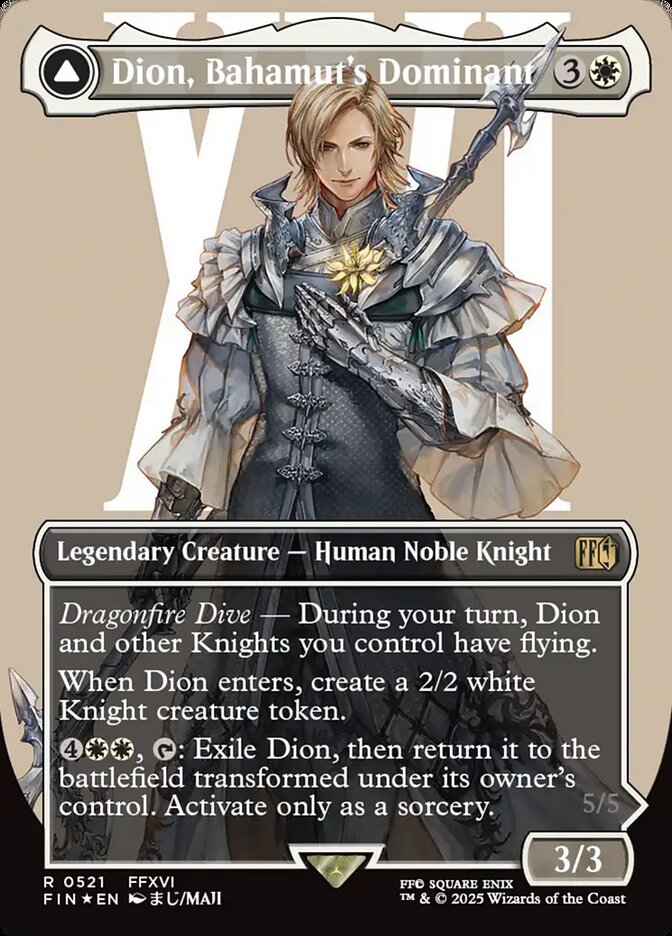 Dion, Bahamut's Dominant // Bahamut, Warden of Light - Final Fantasy