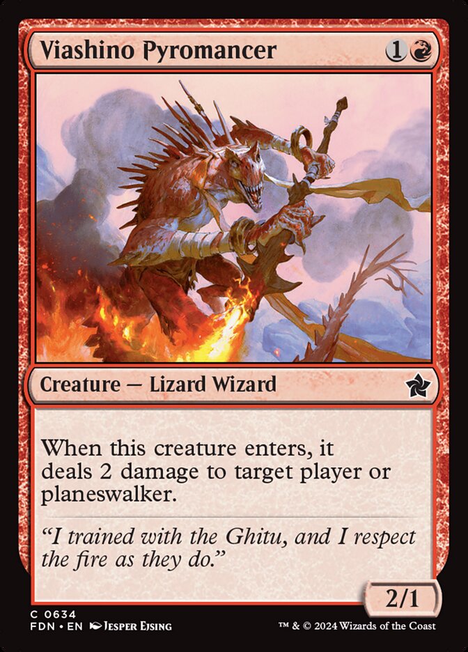 Viashino Pyromancer - Foundations