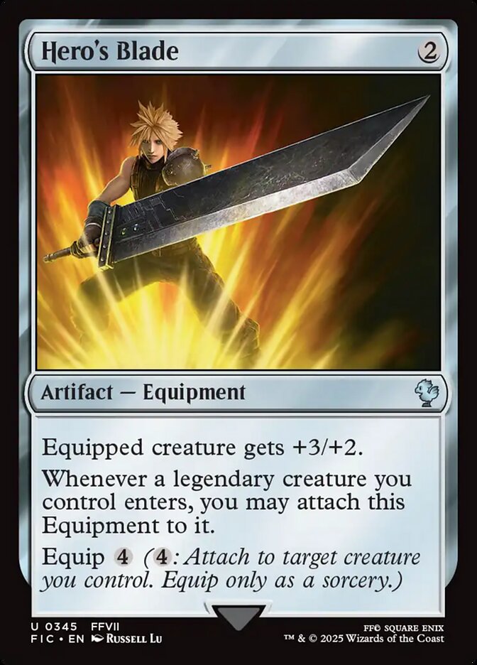 Hero's Blade - Final Fantasy Commander