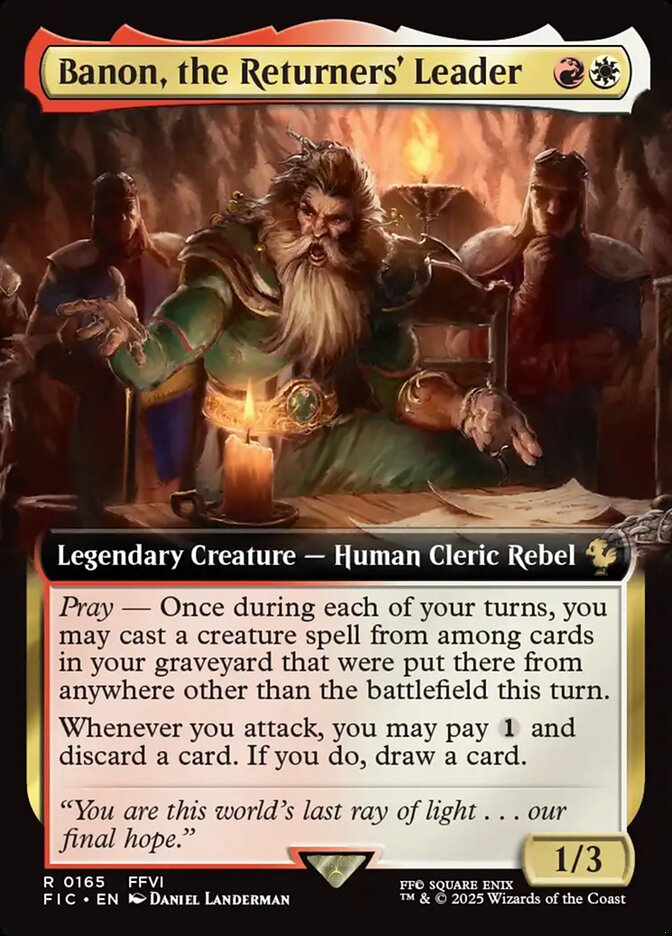 Banon, the Returners' Leader - Final Fantasy Commander