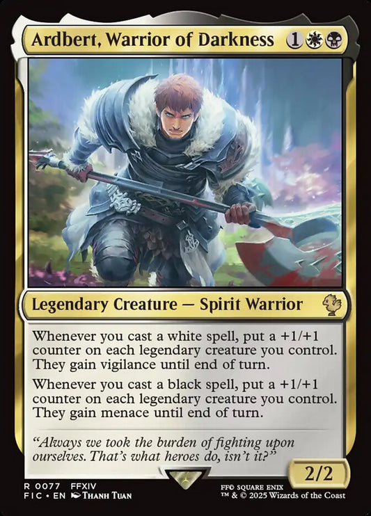 Ardbert, Warrior of Darkness - Final Fantasy Commander