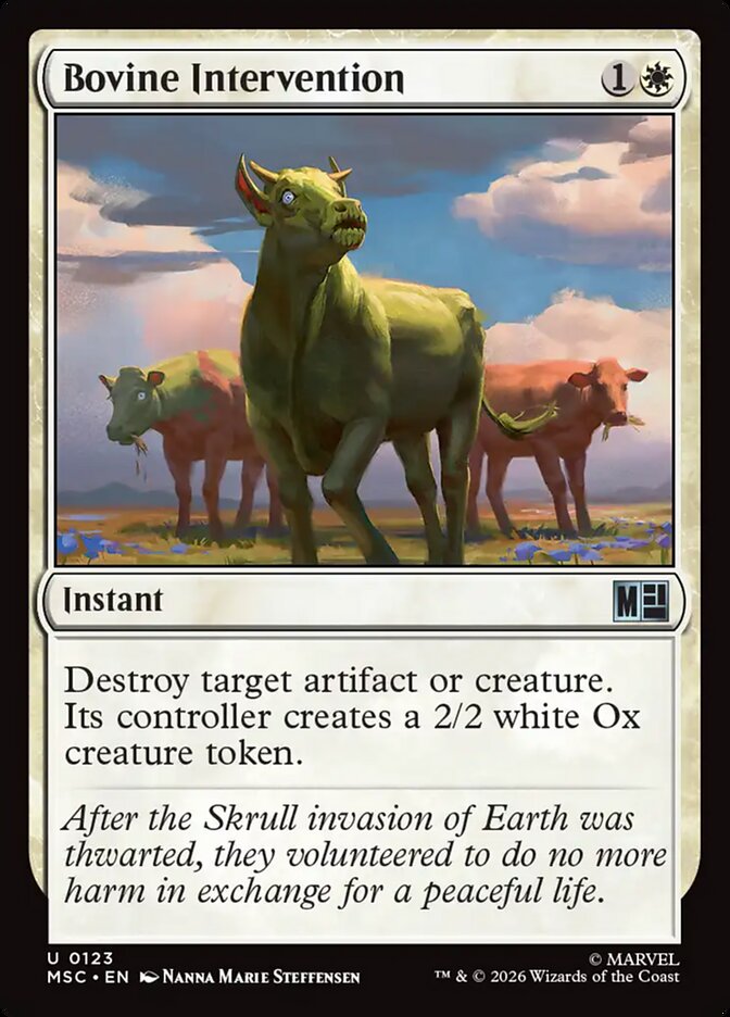 Bovine Intervention - Marvel Super Heroes Commander