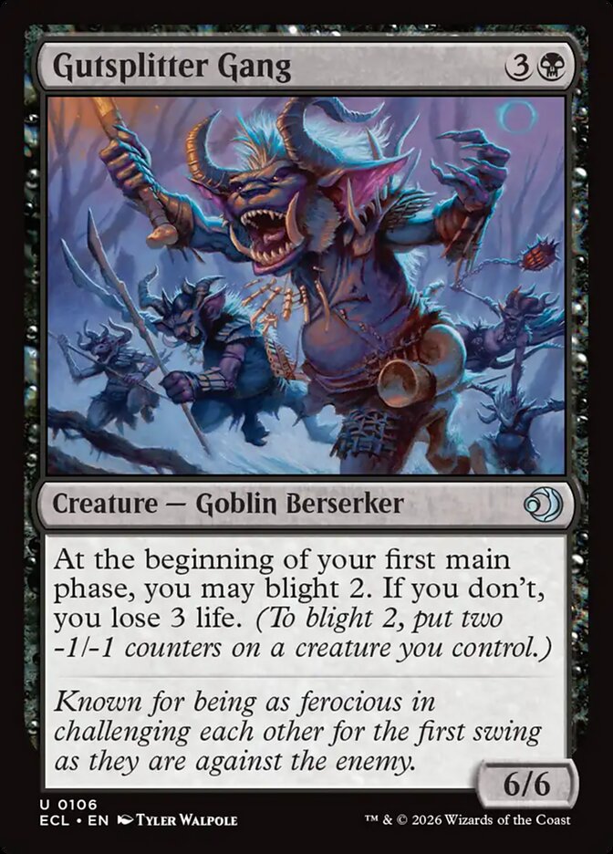 Gutsplitter Gang - Lorwyn Eclipsed