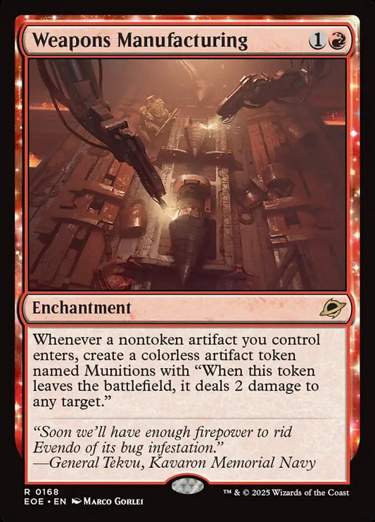 Weapons Manufacturing - Edge of Eternities