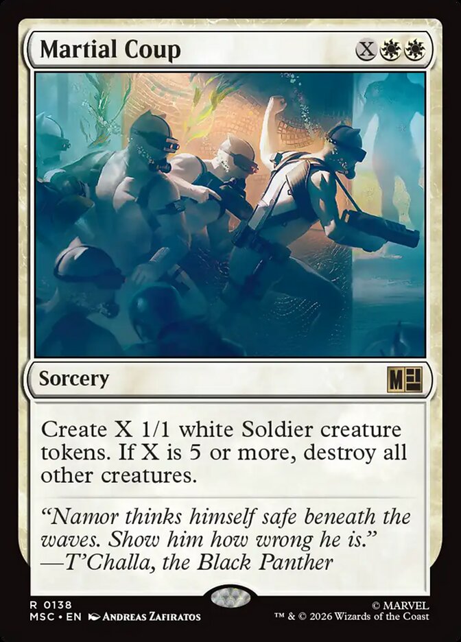 Martial Coup - Marvel Super Heroes Commander