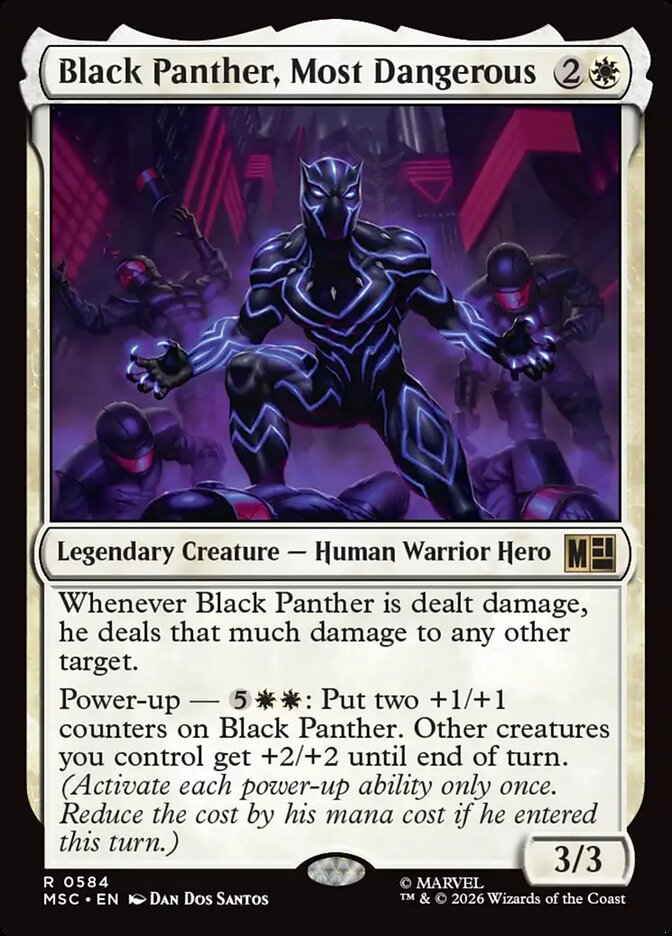 Black Panther, Most Dangerous - Marvel Super Heroes Commander