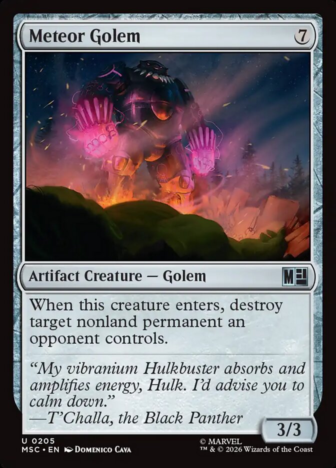 Meteor Golem - Marvel Super Heroes Commander