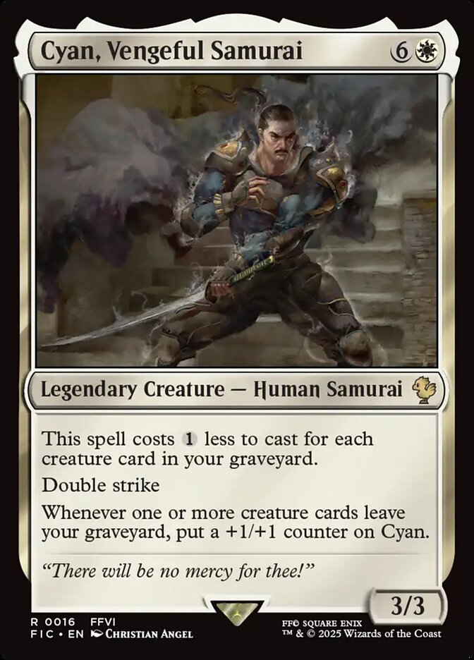 Cyan, Vengeful Samurai - Final Fantasy Commander