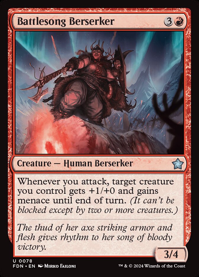 Battlesong Berserker - Foundations