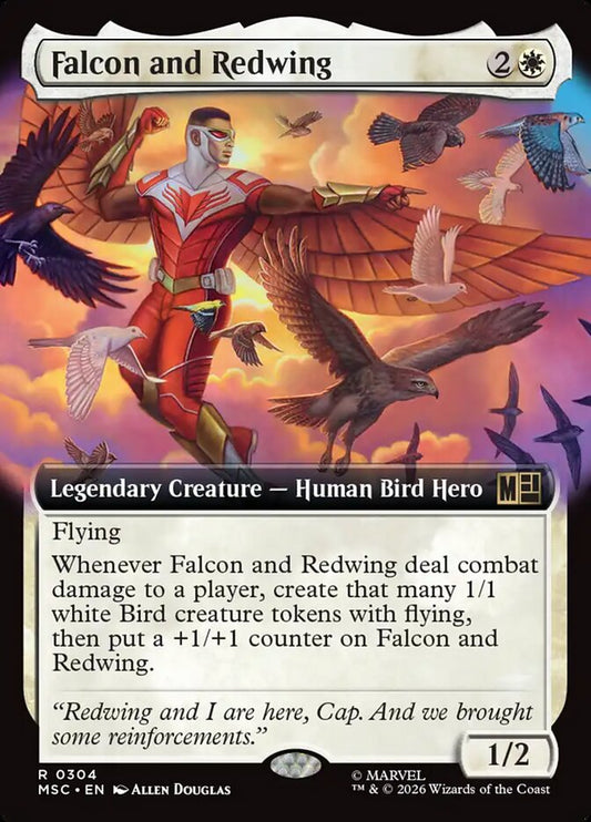 Falcon and Redwing - Marvel Super Heroes Commander