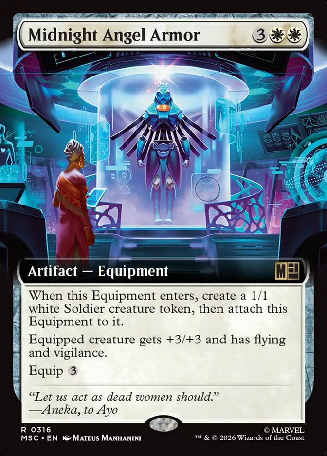 Midnight Angel Armor - Marvel Super Heroes Commander