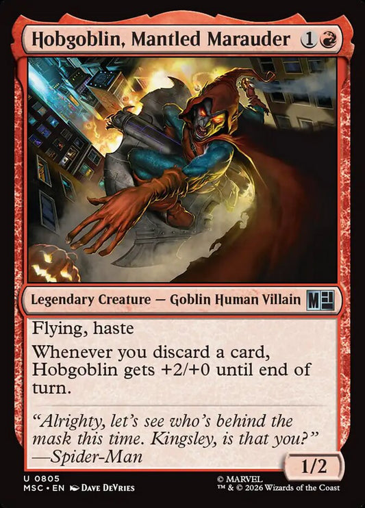 Hobgoblin, Mantled Marauder - Marvel Super Heroes Commander