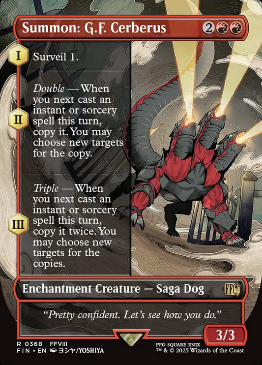 Summon: G.F. Cerberus - Final Fantasy