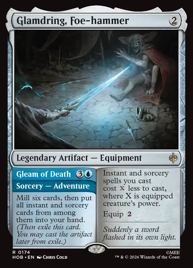 Glamdring, Foe-hammer // Gleam of Death - The Hobbit