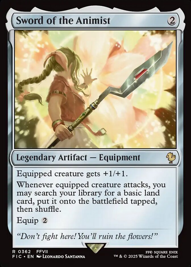 Sword of the Animist - Final Fantasy Commander