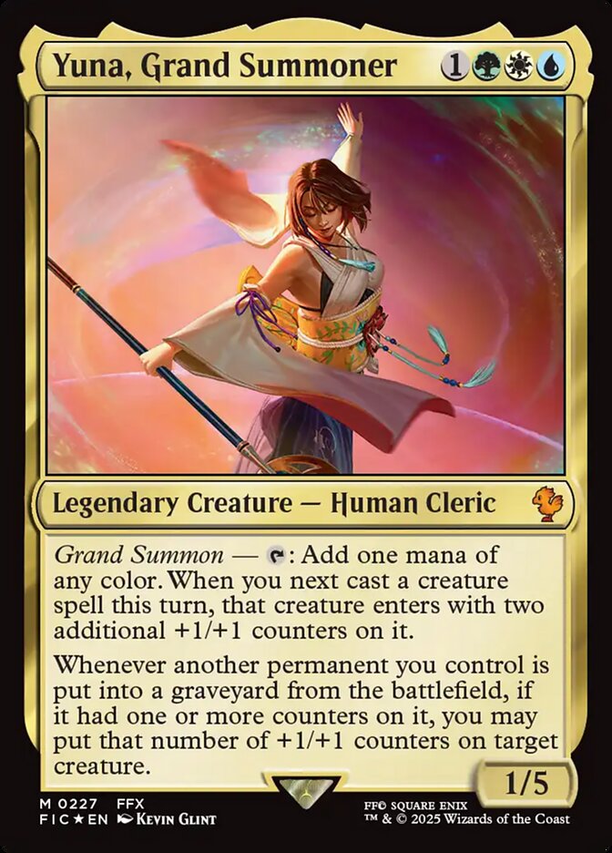 Yuna, Grand Summoner - Final Fantasy Commander
