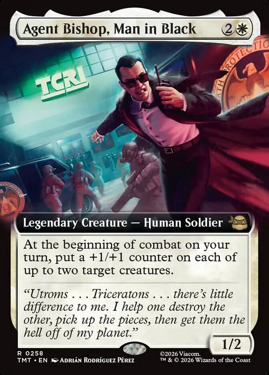 Agent Bishop, Man in Black - Teenage Mutant Ninja Turtles