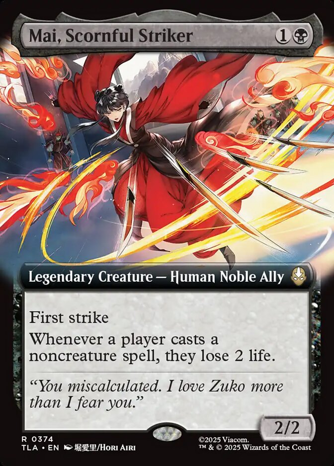 Mai, Scornful Striker - Avatar: The Last Airbender