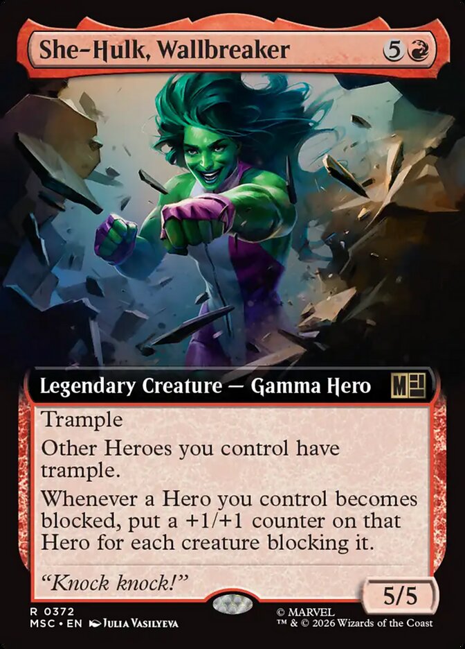 She-Hulk, Wallbreaker - Marvel Super Heroes Commander