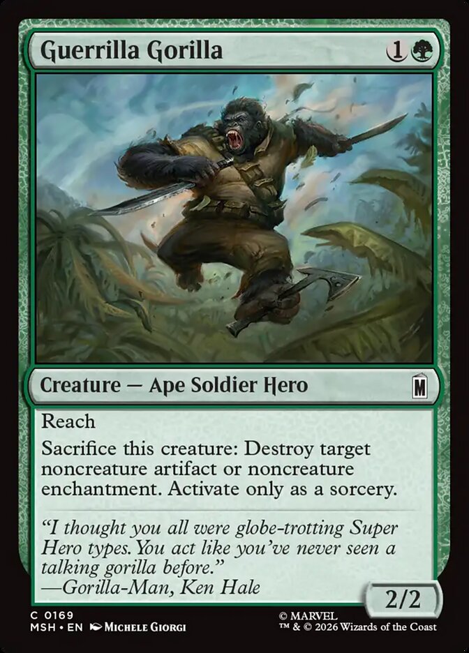 Guerrilla Gorilla - Marvel Super Heroes
