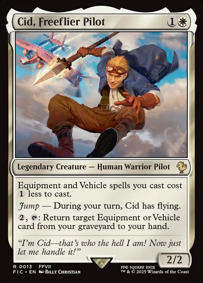Cid, Freeflier Pilot - Final Fantasy Commander