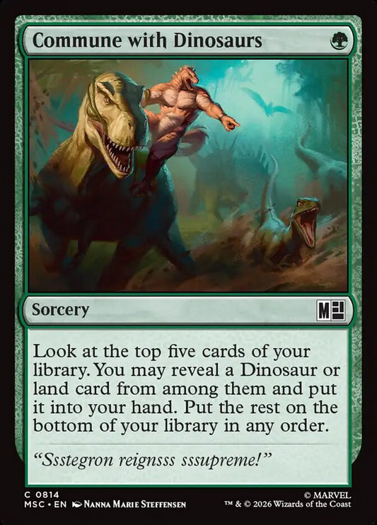 Commune with Dinosaurs - Marvel Super Heroes Commander