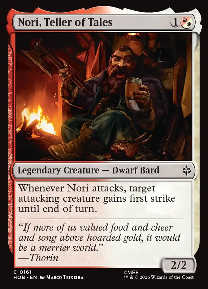 Nori, Teller of Tales - The Hobbit