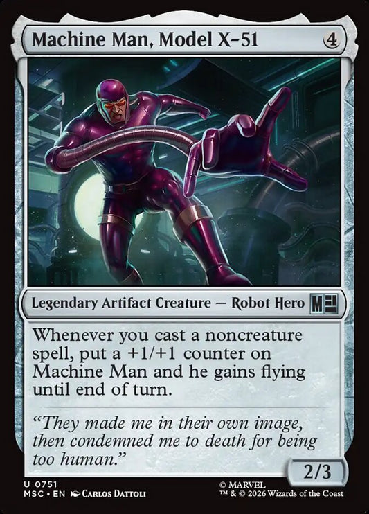 Machine Man, Model X-51 - Marvel Super Heroes Commander