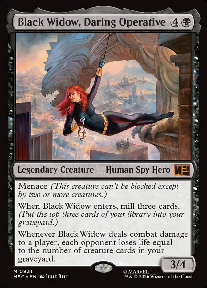Black Widow, Daring Operative - Marvel Super Heroes Commander