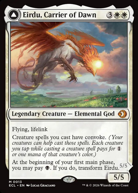 Eirdu, Carrier of Dawn // Isilu, Carrier of Twilight - Lorwyn Eclipsed