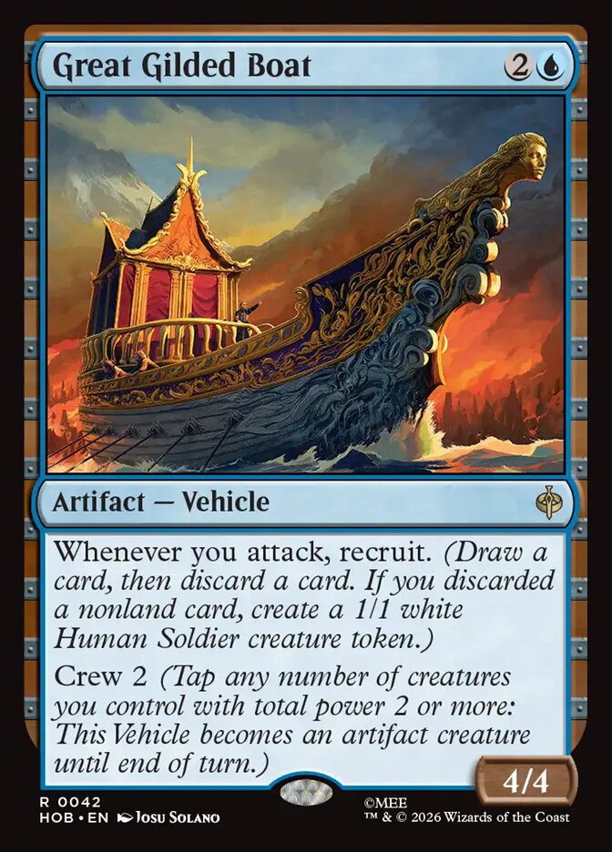 Great Gilded Boat - The Hobbit