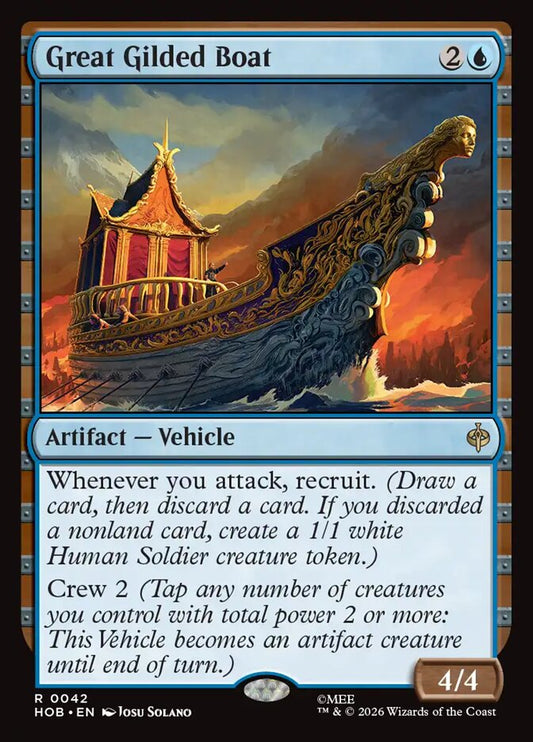 Great Gilded Boat - The Hobbit
