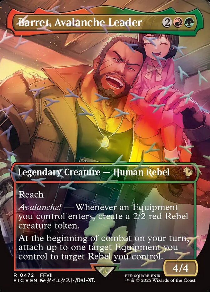Barret, Avalanche Leader - Final Fantasy Commander