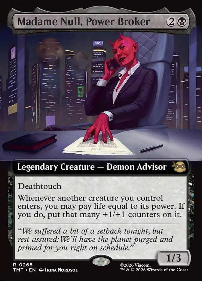 Madame Null, Power Broker - Teenage Mutant Ninja Turtles