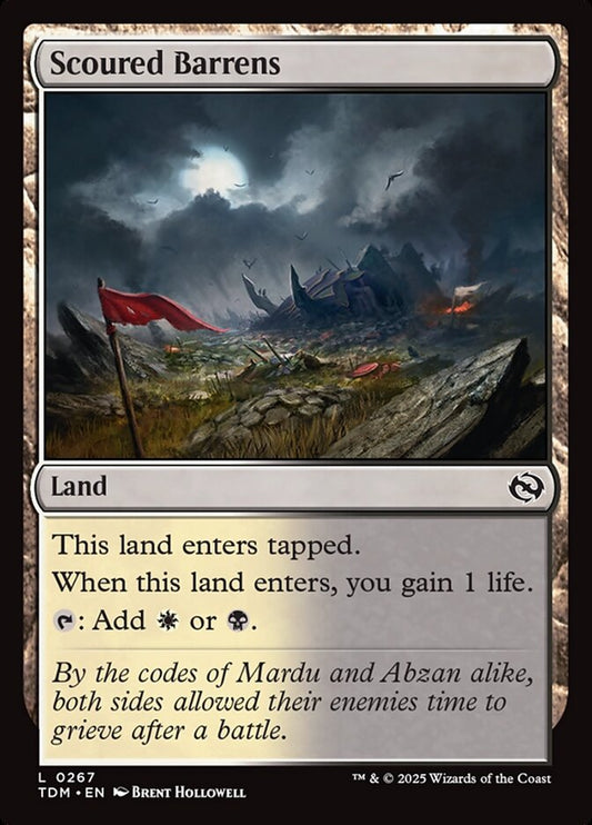 Scoured Barrens - Tarkir: Dragonstorm
