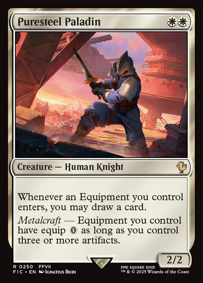 Puresteel Paladin - Final Fantasy Commander