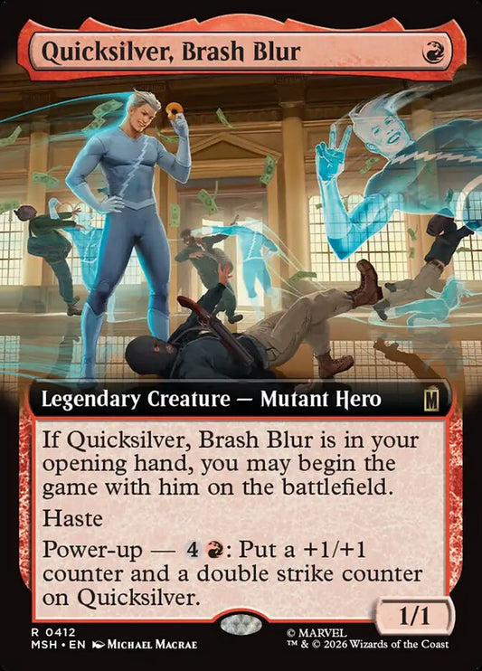 Quicksilver, Brash Blur - Marvel Super Heroes