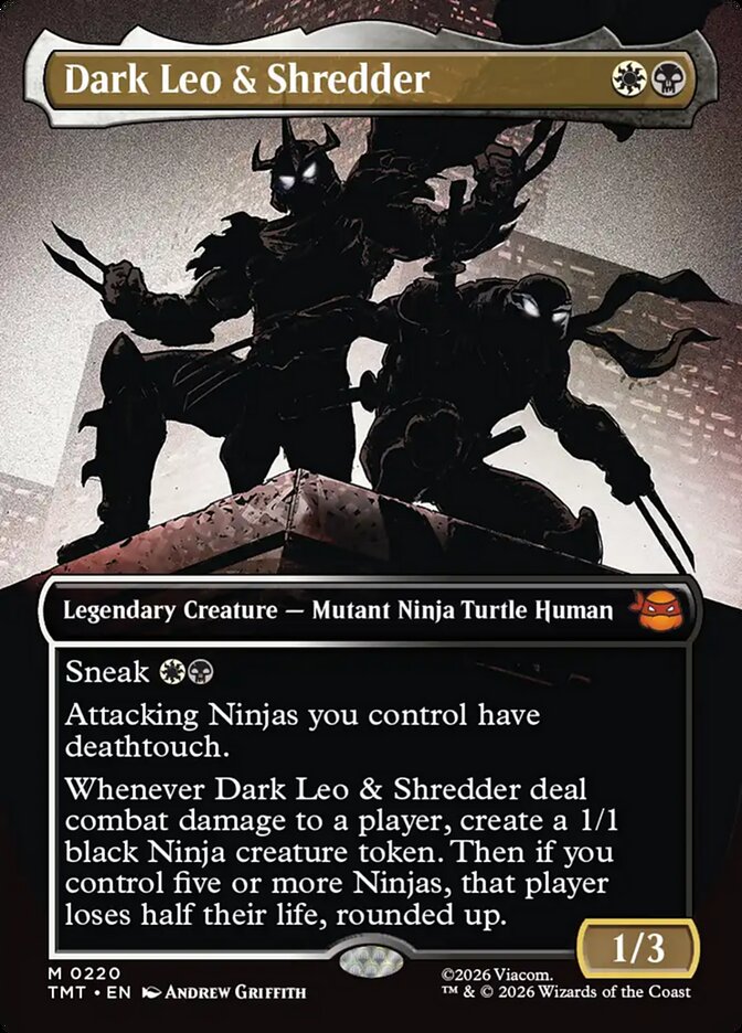 Dark Leo & Shredder - Teenage Mutant Ninja Turtles