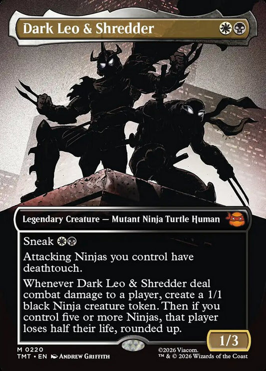 Dark Leo & Shredder - Teenage Mutant Ninja Turtles
