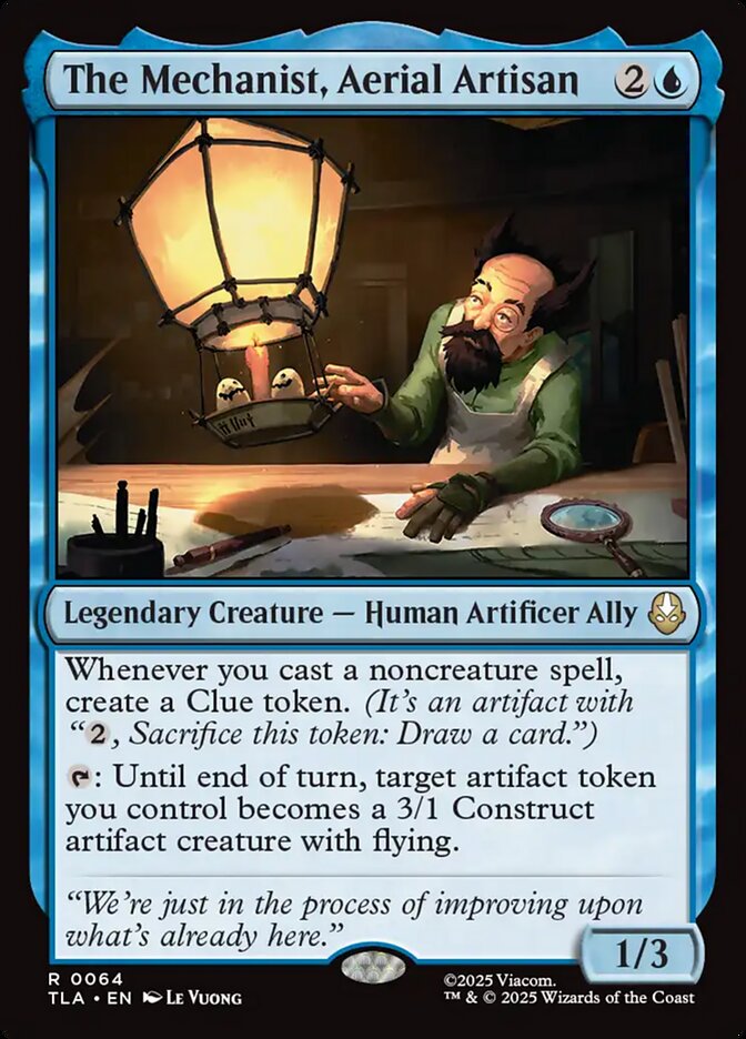 The Mechanist, Aerial Artisan - Avatar: The Last Airbender