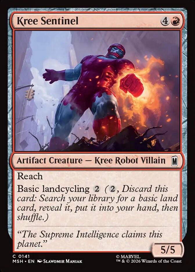 Kree Sentinel - Marvel Super Heroes