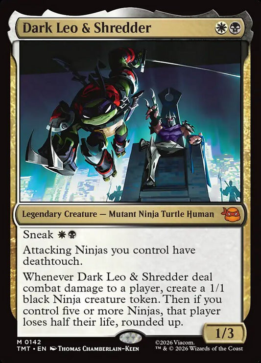 Dark Leo & Shredder - Teenage Mutant Ninja Turtles