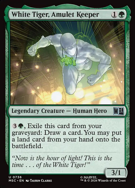 White Tiger, Amulet Keeper - Marvel Super Heroes Commander