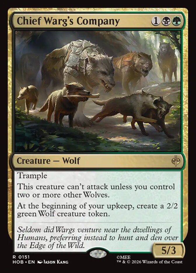 Chief Warg's Company - The Hobbit